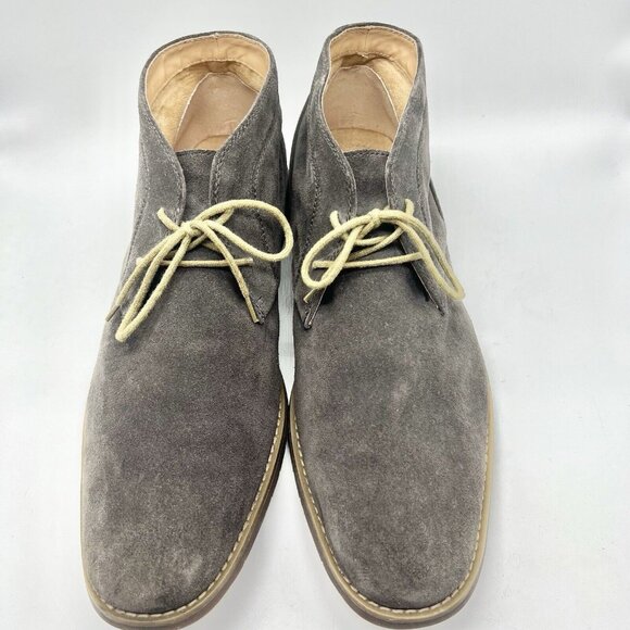 CALVIN KLEIN Mens\' Gray Ultan Chukka Ankle Lace Up Ankle Boots Size 13 main image 9